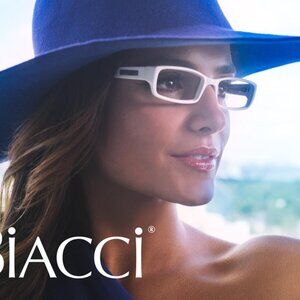 BM309 white Biacci Milano  glasses